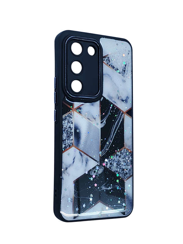 Beautiful Girls Design Marble Style Cover Compatible for Vivo Y100/Y200