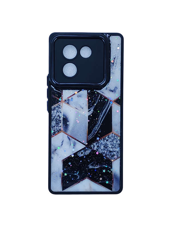 Beautiful Girls Design Marble Style Cover Compatible for Vivo V30e
