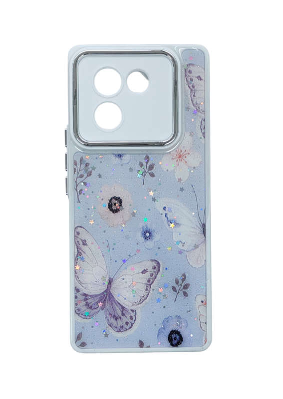 Beautiful Girls Design Marble Style Cover Compatible for Vivo V30e