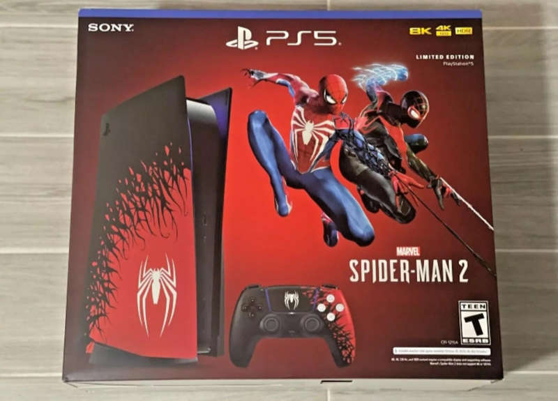 Limited edition Spiderman 2 PS5 Console