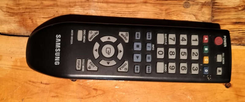 Samsung Blu-ray player & remote