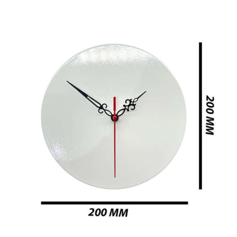 Katz Designs - Ceramic Clock - Nirvana Inspired Design