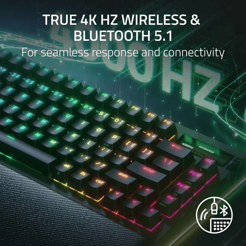 Razer BlackWidow V4 Pro 75% Wireless Gaming Keyboard