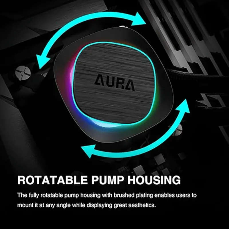 Gamdias AURA GL240 V2 Liquid Cooling