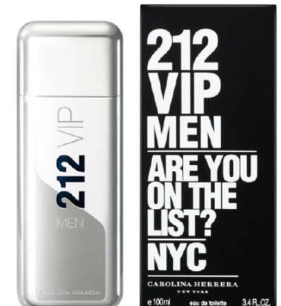 Carolina Herrera NYC VIP Men Eau De Toilette Natural Spray 100ml