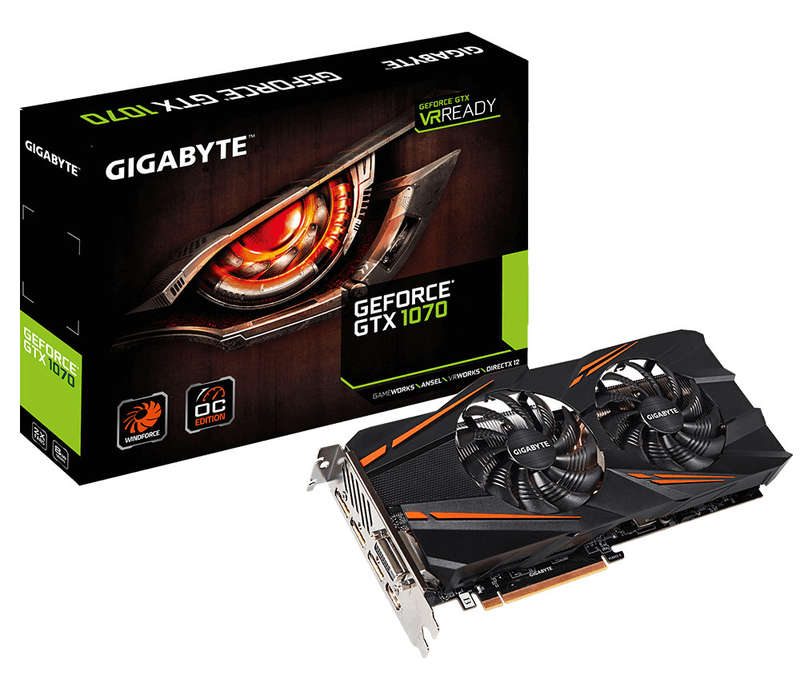 Gigabyte GeForce GTX 1070 Windforce 2X 8GB Graphics Card