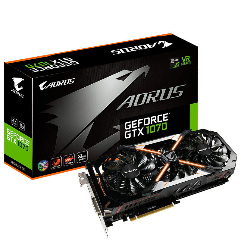 Aorus GTX 1070 (8GB)  High-Performance Graphics Card