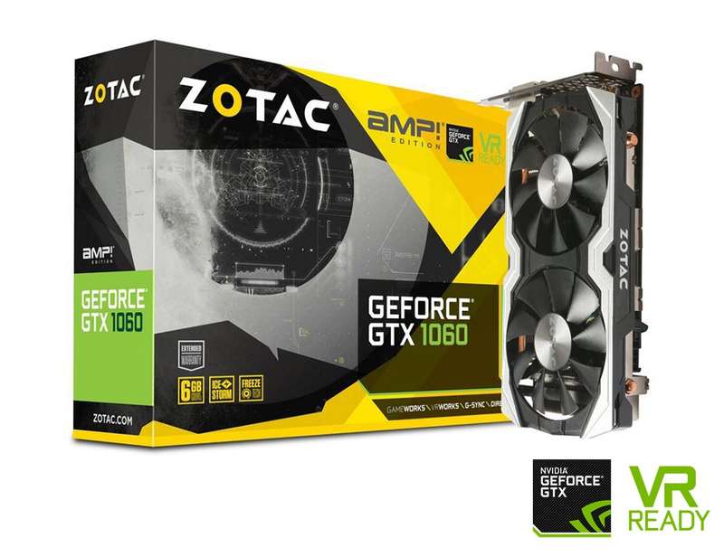Zotac NVIDIA GTX 1060 6GB Graphics Card