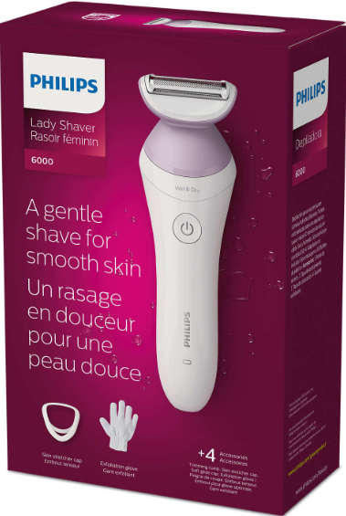 Philips Lady Shaver Series 6000 Cordless shaver Wet and Dry BRL136/00