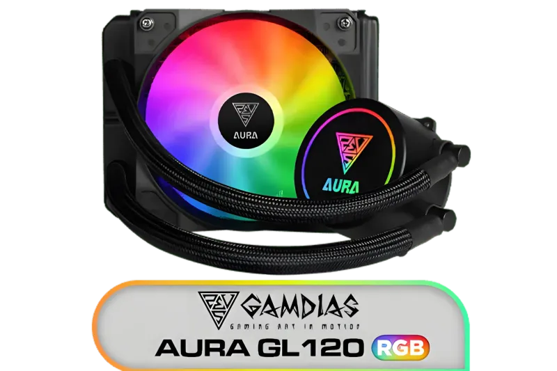 Gamdias AURA GL120 RGB Liquid Cooling