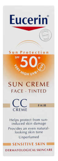 Eucerin Sun Creme SPF50+ Tinted CC Cream Fair 50ml