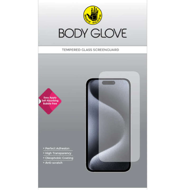 Body Glove Tempered Glass Screen Protector  Apple iPhone 16/15 Pro