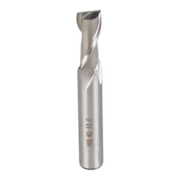 2 Flute End Mill HSS (Various Sizes) - 12mm Flute End