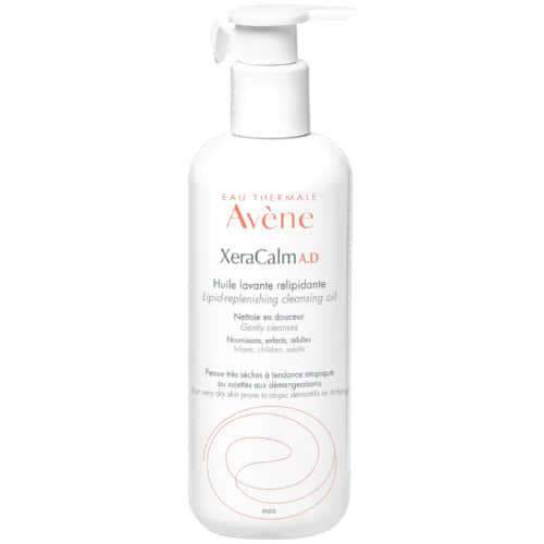 Avene XeraCalm A.D Lipid-Replenishing Cleansing Oil 400ml 3 Pack combo