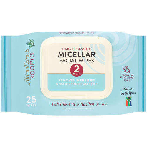 African Extracts Daily Cleansing Micellar Wipes
