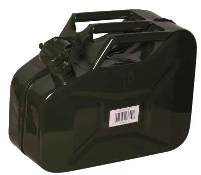 MAC AFRIC 10 litre Green Metal Jerry Can 0.8 mm