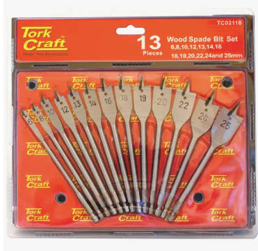 TORK CRAFT 13 PCS Wood Spade Set