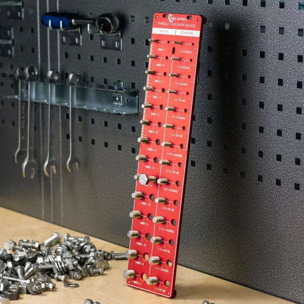 28-Piece Nut & Bolt Thread Checker  Metric & Imperial