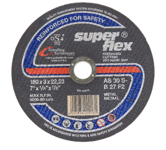 SUPERFLEX Steel Cutting Disc (180 x 3 MM)