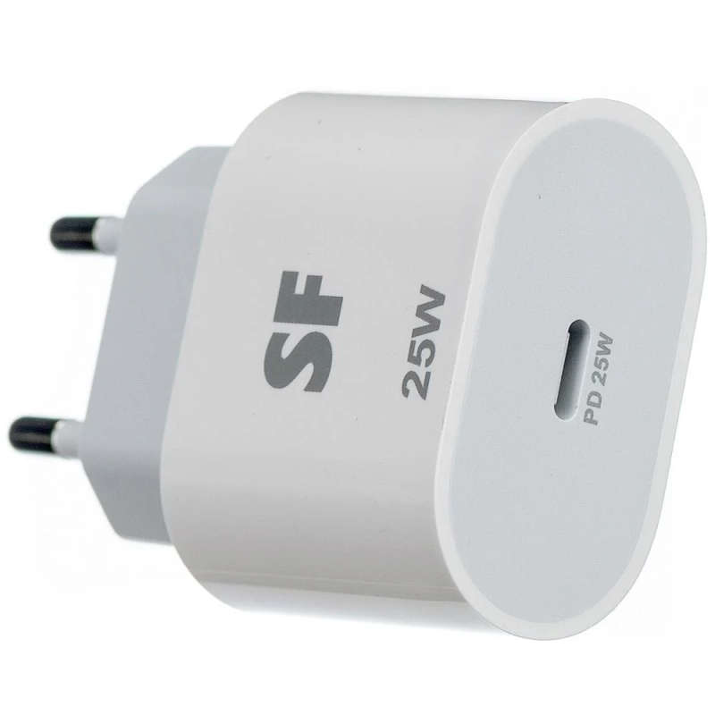 Supa Fly 25W PD Usb C Wall Charger - White