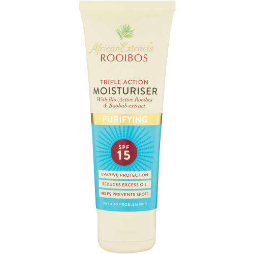 African Extracts Rooibos Triple Action Purifying Moisturiser SPF15 75ml