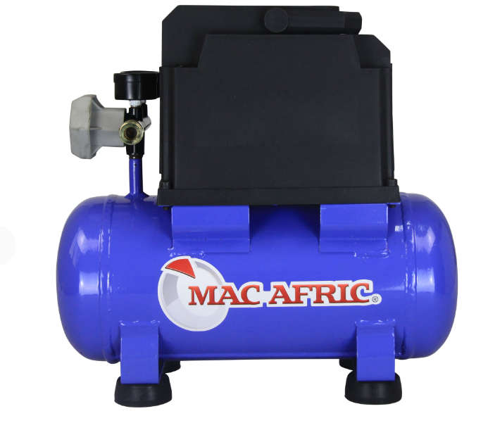 MAC AFRIC 6 Litre 0.33 KW (13 HP) 230 V Oil Free Air Compressor