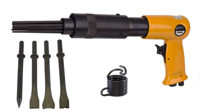 Pneumatic Needle Descaler & Chisel Hammer Kit