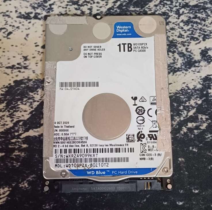 WD Blue 1TB 2.5-inch HDD | Laptop Storage Upgrade