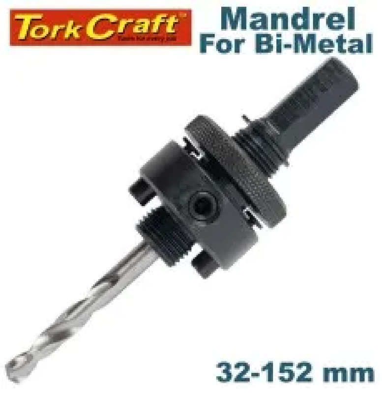 TORKCRAFT Mandrel for TCT Wood Hole Saws (7/16 Hex 32 - 152mm)