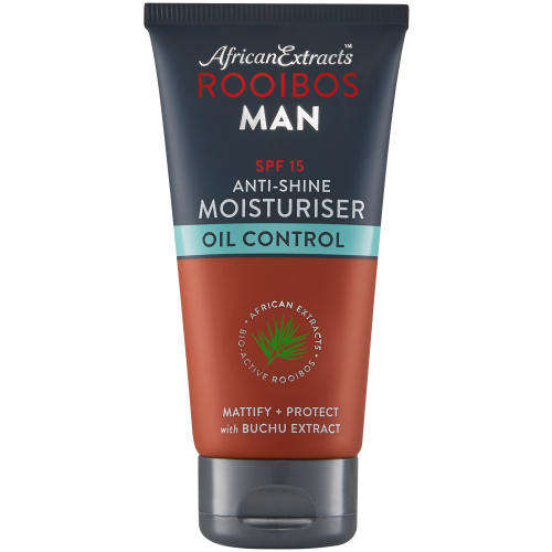 African Extracts Rooibos Man SPF15 Moisturiser Oil Control 75ml 3 Pack Combo