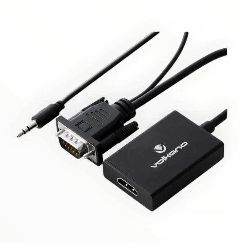 Volkano Append Series VGA Male to HDMI Female Converter (VK-20046-BK)