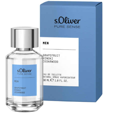 S.Oliver Pure Sense Men Eau De Toilette Natural Spray 30ml