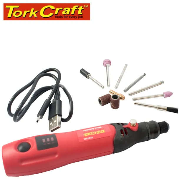 TORK CRAFT Mini Rechargeable Cordless Grinder (3.7 V)