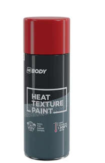 HB BODY Heat Super Texture Paint, Ferrari Red, 400ml Aerosol