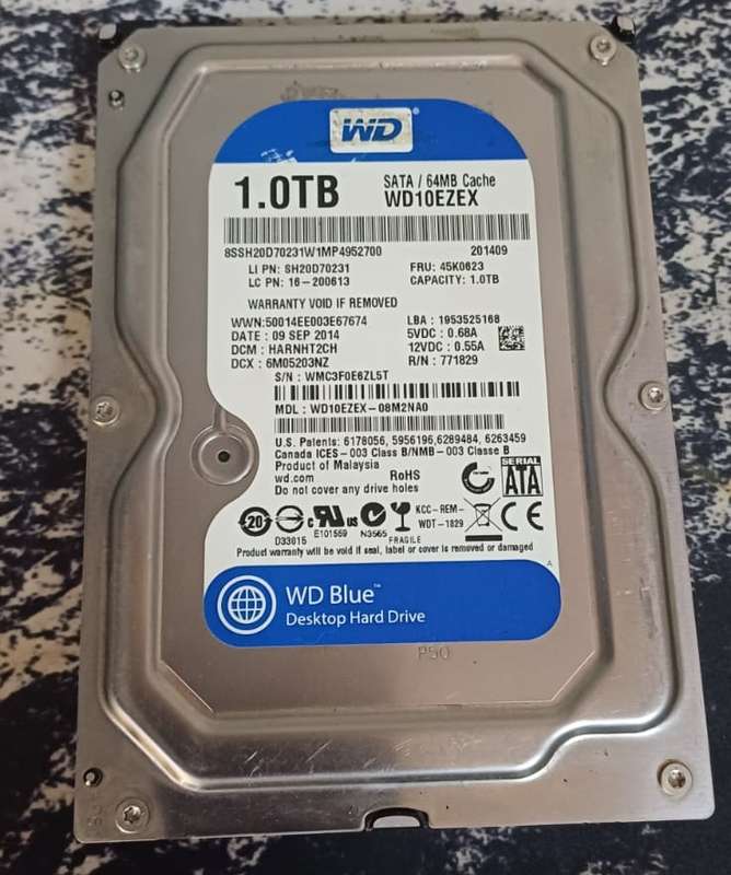 Western Digital Blue 1TB HDD | Reliable Desktop Storage