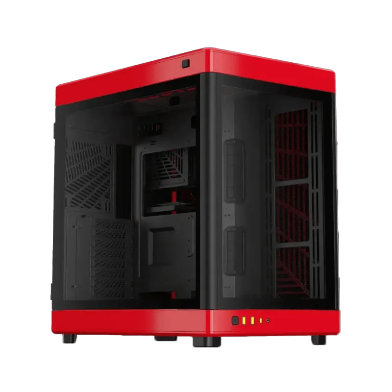 Gamdias Neso P1 Gaming Case in Black and Red