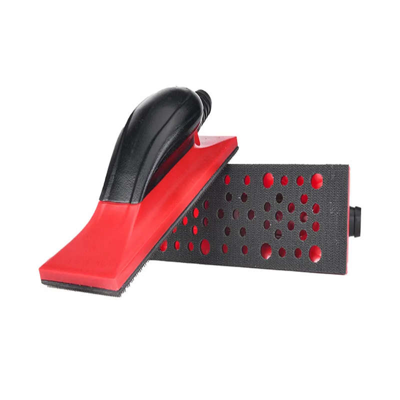 SUNNYPADS Hand Sanding Block, Grip, Red