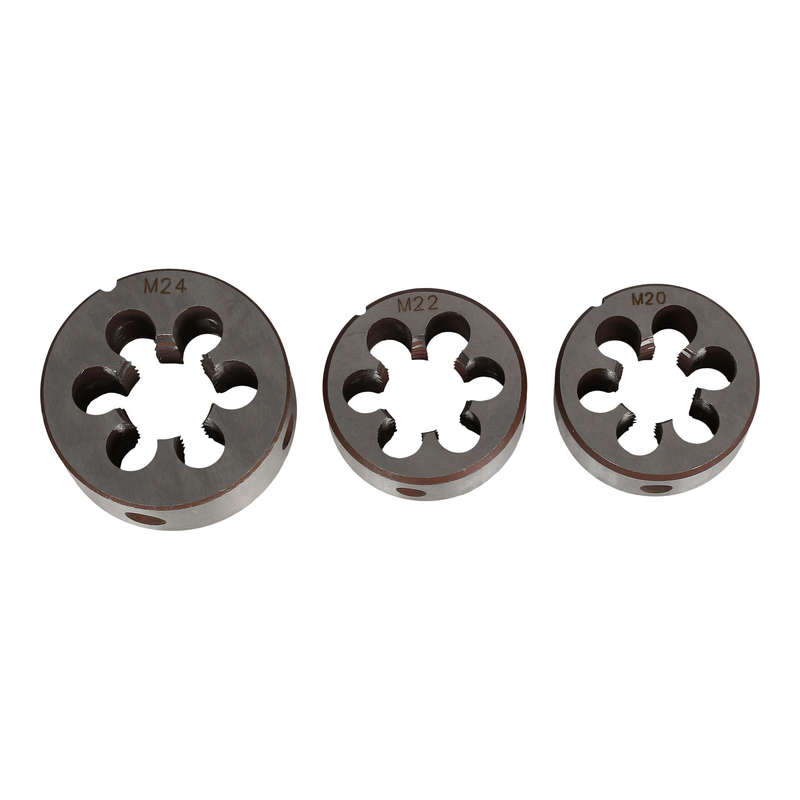 MAC AFRIC 3pcs Set of Threading Rod Dies for Electric Pipe Threader