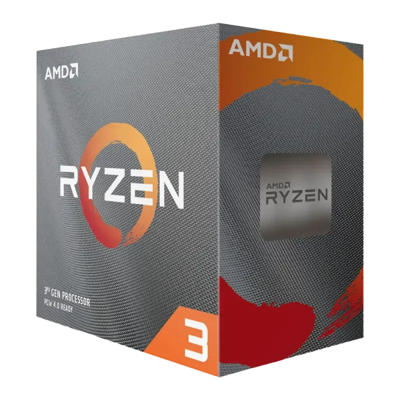 AMD Ryzen 3 4100 (4-core/8-threads) Desktop Processor  AM4 Socket
