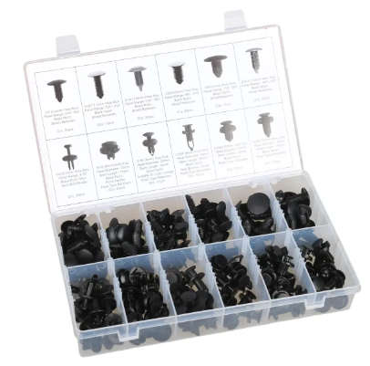 192pce Shield and Push Type Retainer Kit