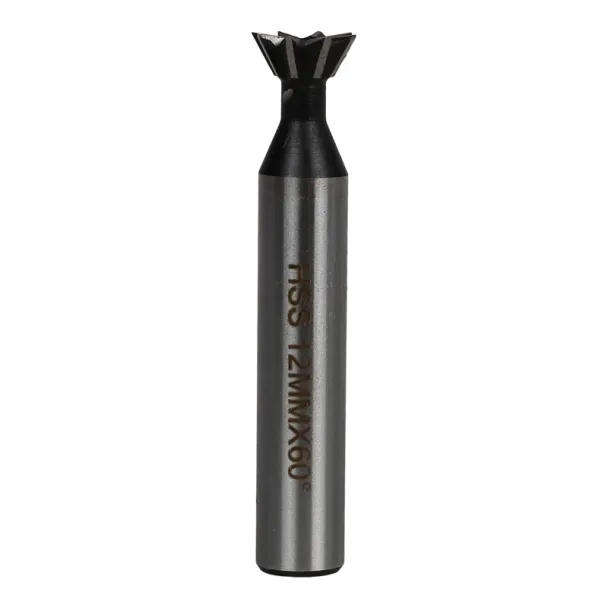 HSS 60Â° Dovetail Milling Cutter - 12 x 12 mm