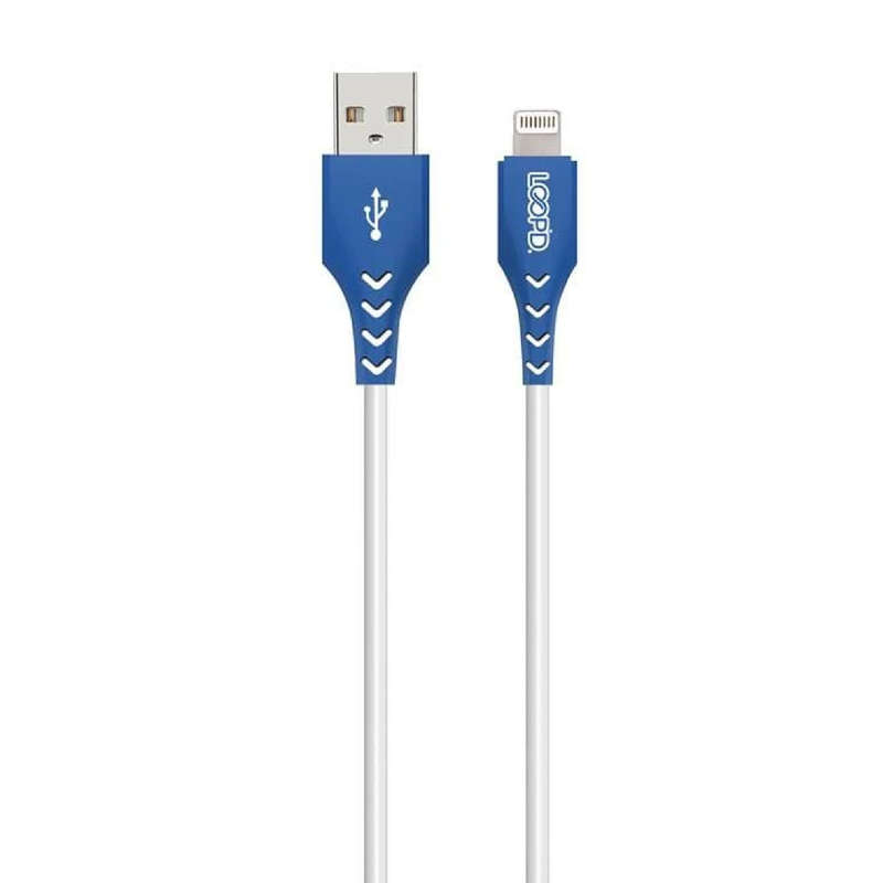 LOOP'D Lightning To USB Cable 1.2 Meter - White