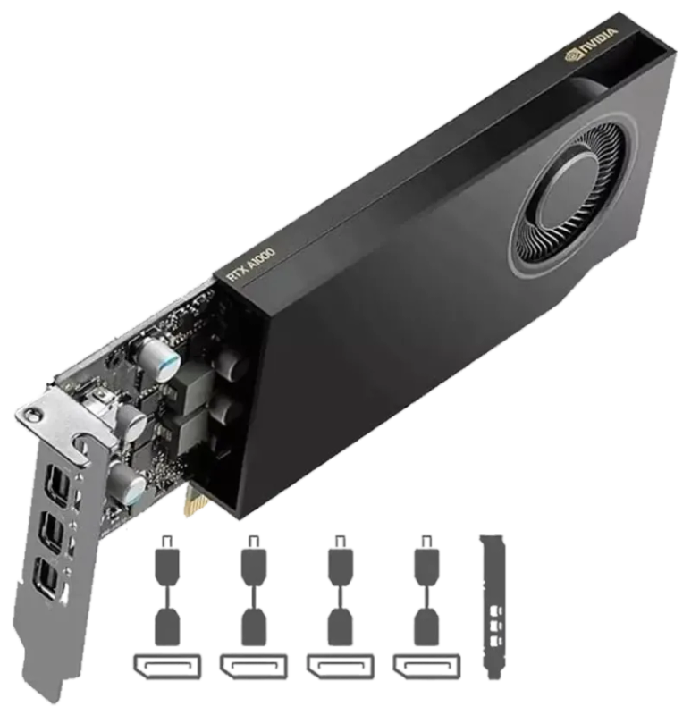 Leadtek NVIDIA RTX A400 4GB GDDR6 Workstation Graphics Card