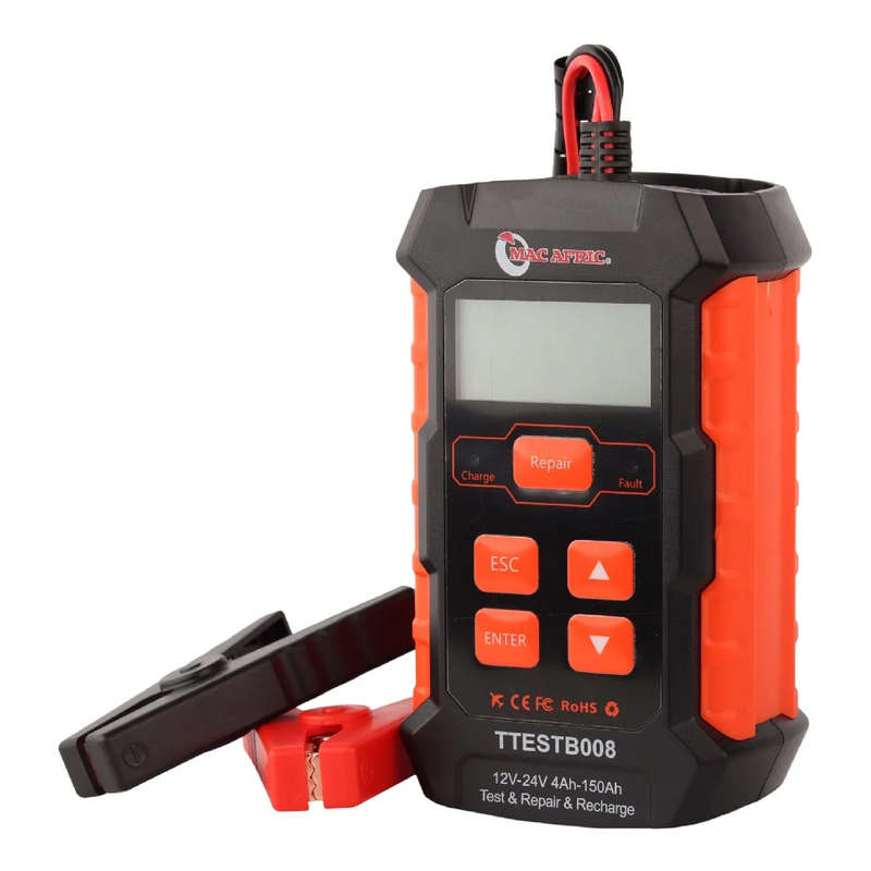MAC AFRIC KW520 3-in-1 Battery Tester, Charger & Repairer