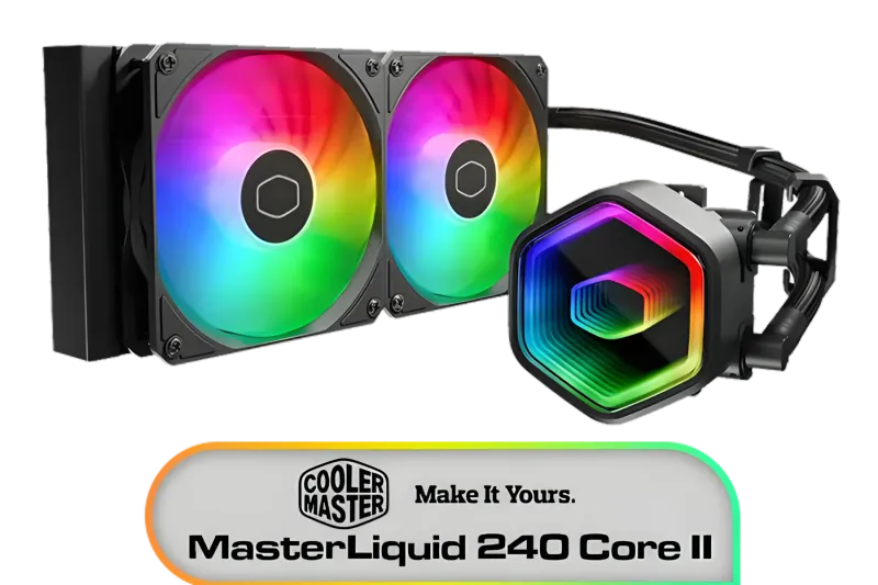 MasterLiquid 240 Core II CPU Liquid Cooler for High-Performance PCs