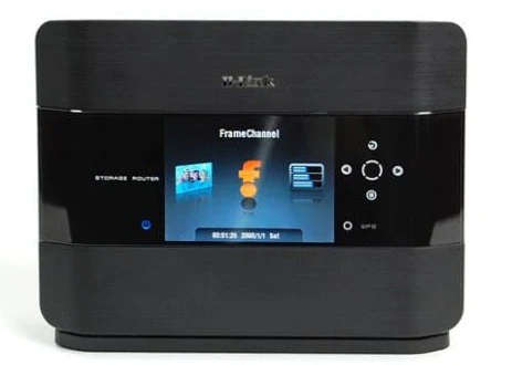D-Link DIR-685 Xtreme N Storage Router and Photo Frame, 2.5" Drive Bay, 3.2" LCD, Draft 11n
