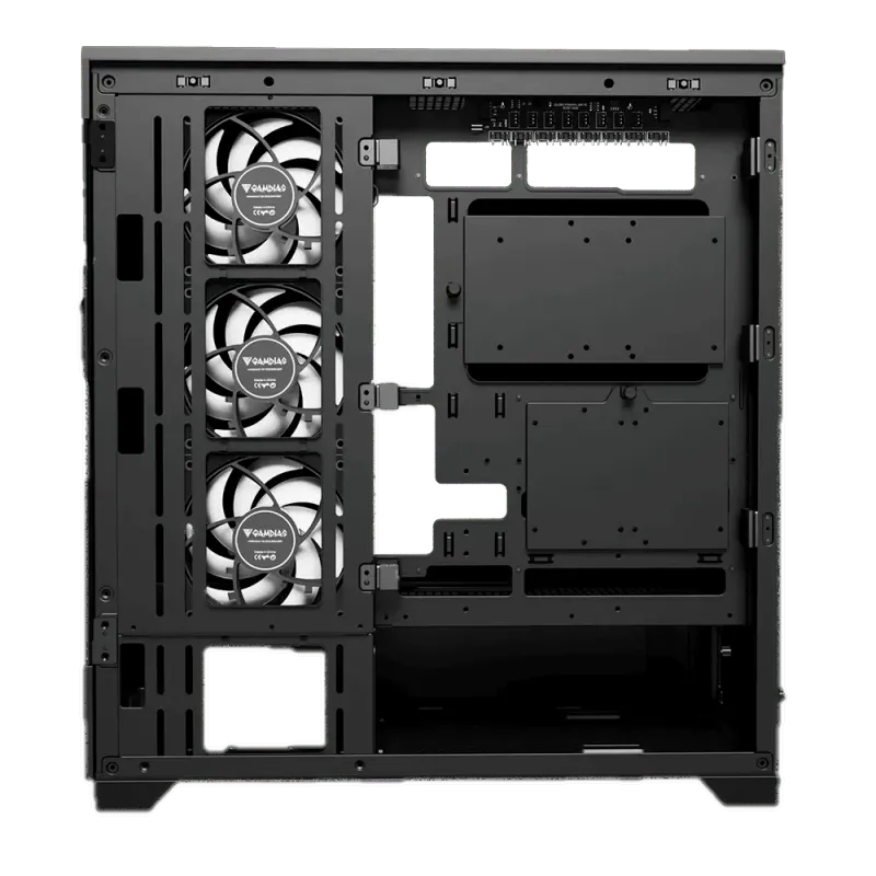 Gamdias Atlas P1 Black Gaming Case - Ultimate Cooling & Style