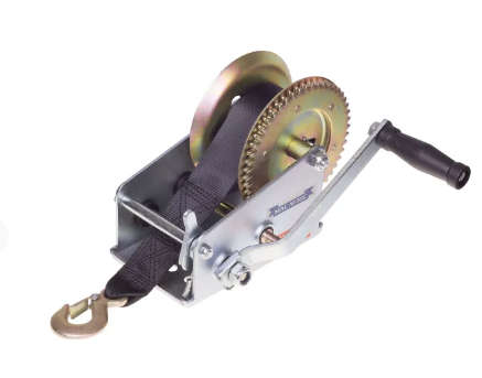 MAC AFRIC 3000 LBS Hand Gear Winch with Nylon Strap