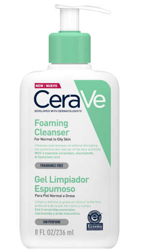 CeraVe Foaming Gel Cleanser For Normal To Oily Skin 236ml