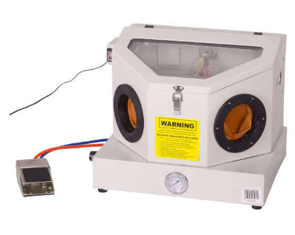 MAC AFRIC Mini Sandblaster Cabinet with foot pedal